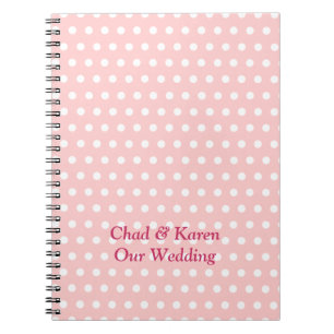 Classic Polka Dot Pattern Wedding Books
