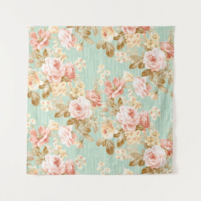 Classic Popular Flower Seamless pattern background Tapestry (Front)