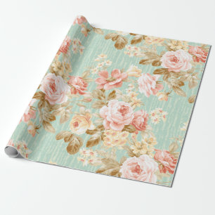 Classic Popular Flower Seamless pattern background Wrapping Paper