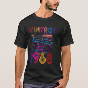 Classic Portable Cassette Speaker 1968 54th Birthd T-Shirt