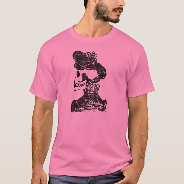 Classic Posada Calavera Skull Bonnet T-Shirt (Front)