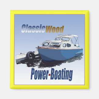 Classic Power-Boating Magnet