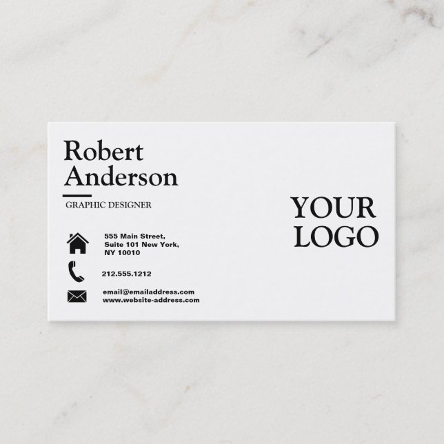 Classic Premium Thick Standard Business Card (Front)