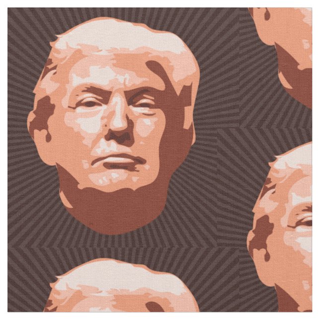 Classic President Donald Trump Fabric (Close Up)