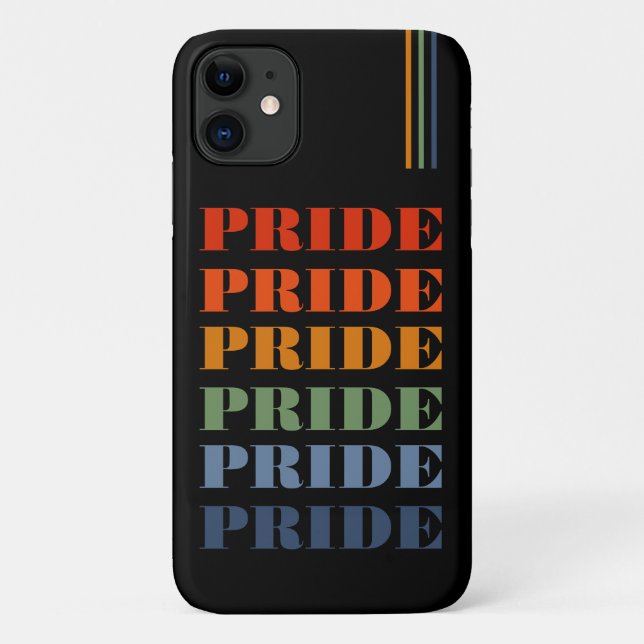 Classic Pride LGBTQ Cool Case-Mate iPhone Case (Back)