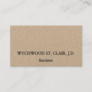 Classic Professional Business Card