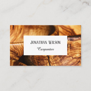 Classic Professional carpenter promote your Business Card
