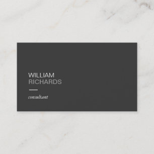 Classic Professional Consultant III Business Card