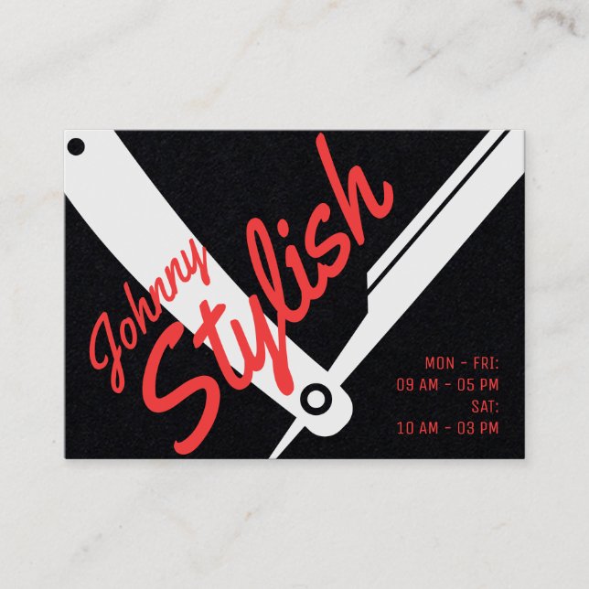 Classic professional cover loyalty included black business card (Front)