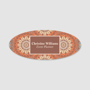 Classic Professional Event Planner Name Tag