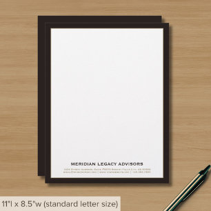 Classic Professional Letterhead