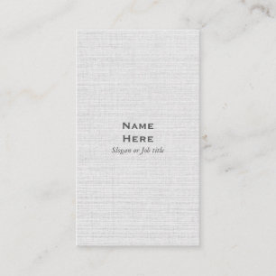 Classic Professional Simple Vertical Business Card