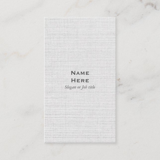 Classic Professional Simple Vertical Business Card (Front)