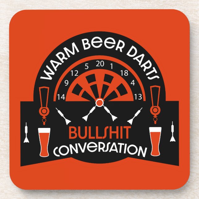 Classic Pub Darts Coaster (Front)