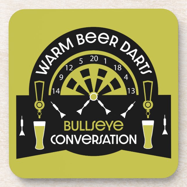 Classic Pub Darts Coaster (Front)