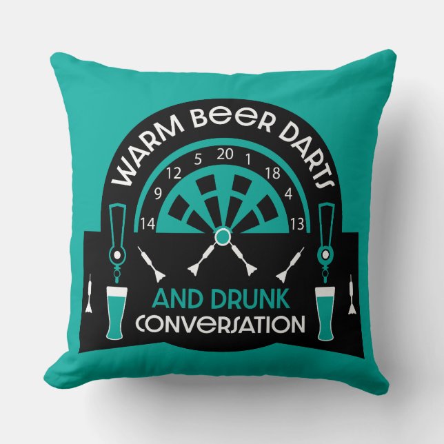 Classic Pub Darts Cushion (Front)
