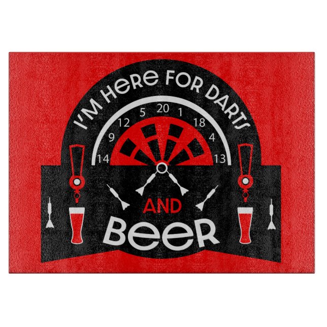 Classic Pub Darts Cutting Board (Front)