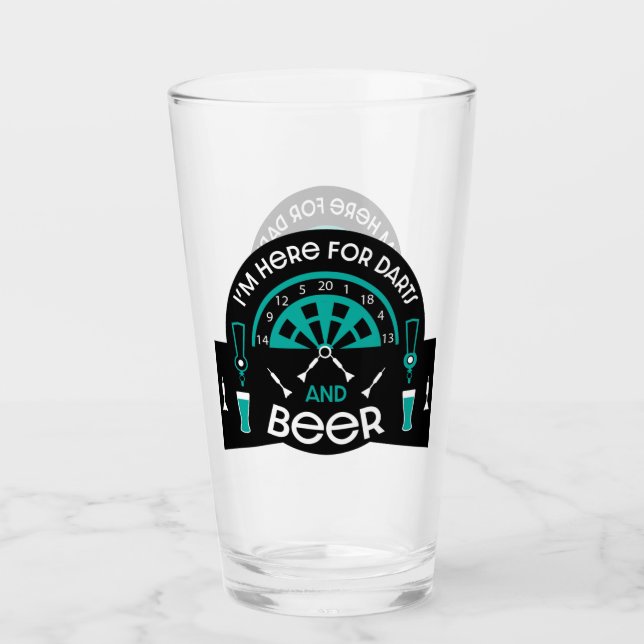 Classic Pub Darts Glass (Front)