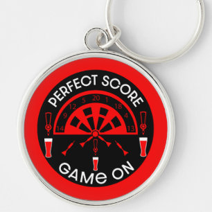 Classic Pub Darts Key Ring