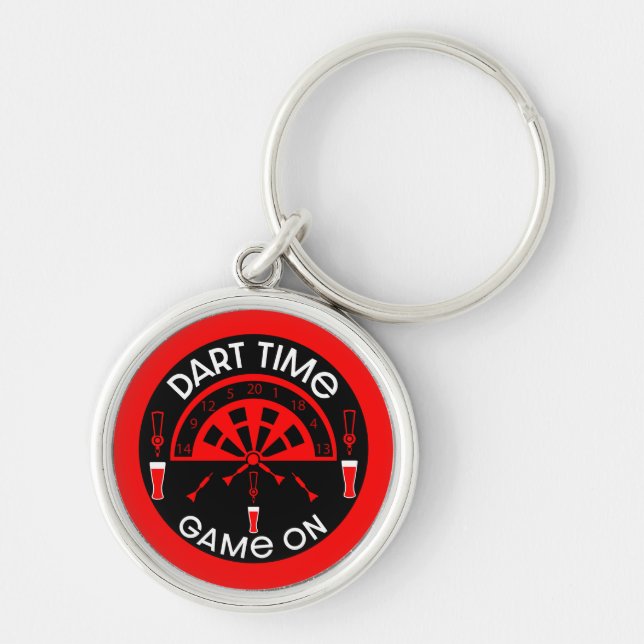 Classic Pub Darts Key Ring (Front)