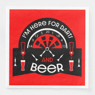 Classic Pub Darts Napkin