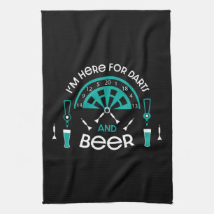 Classic Pub Darts Tea Towel