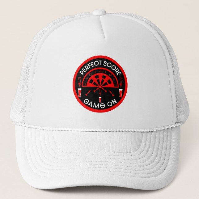 Classic Pub Darts Trucker Hat (Front)
