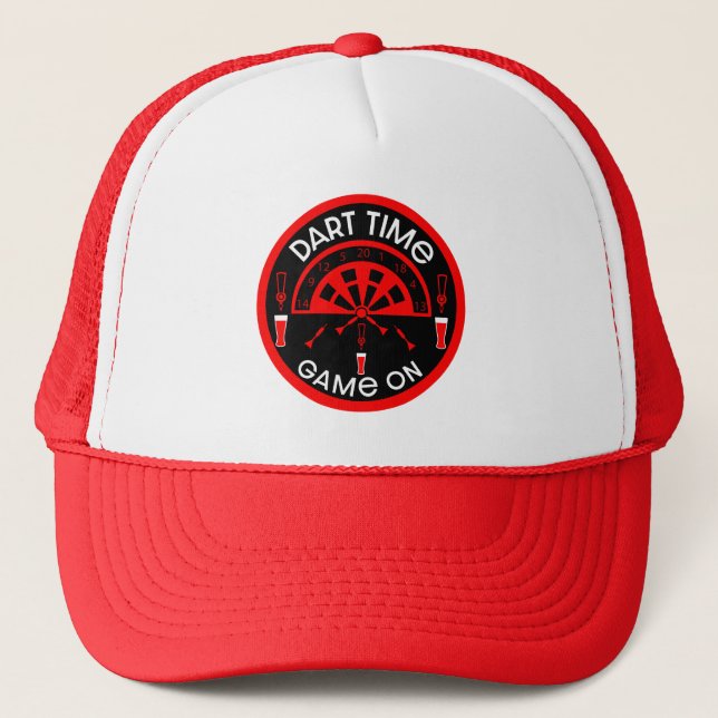 Classic Pub Darts Trucker Hat (Front)