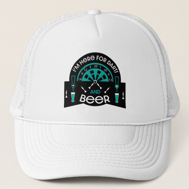 Classic Pub Darts Trucker Hat (Front)