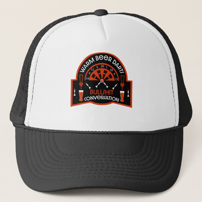 Classic Pub Darts Trucker Hat (Front)