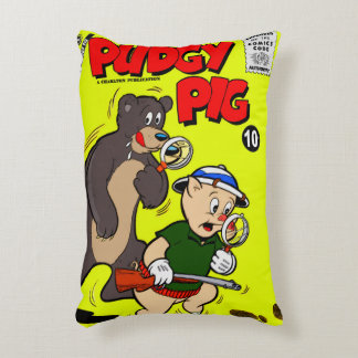 Classic PUDGY PIG Comic Pillow