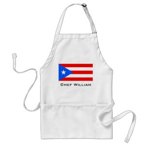 Classic Puerto Rican Flag Standard Apron