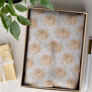 Classic Pumpkin Autumn Fall Pattern Tissue Paper