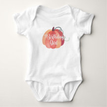 Classic Pumpkin Birthday Girl Bodysuit