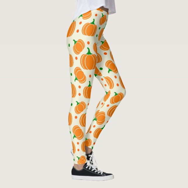 Classic Pumpkin Patch Leggings (Right)