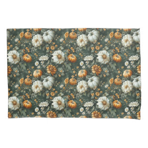 Classic Pumpkin Patch Pattern Pillowcase Set