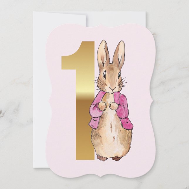 Classic Rabbit 1st Birthday (Front)
