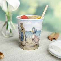 Classic Rabbit and Duck by the Seaside