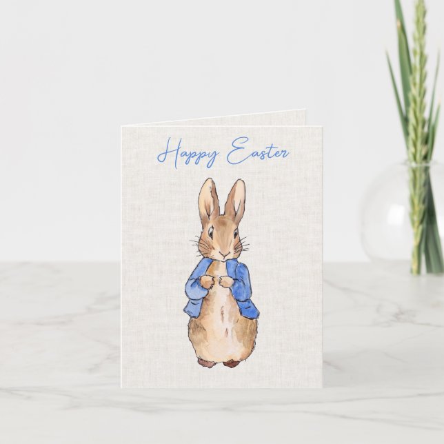 Classic Rabbit Holiday Card (Front)