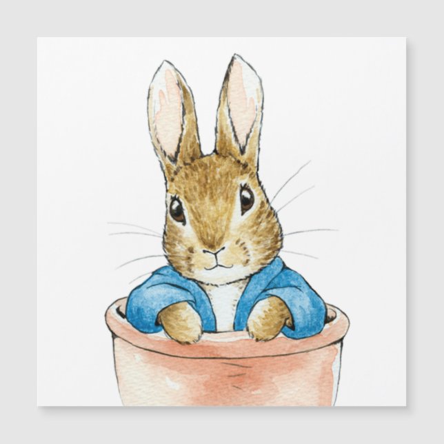 Classic Rabbit in a Flower Pot (Front)