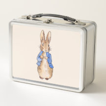 Classic rabbit in blue jacket