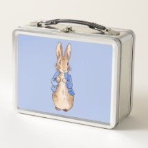 Classic Rabbit with Blue Background  