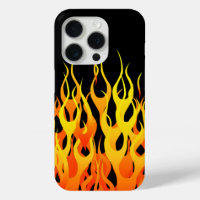 Classic Racing Flames Decor on a