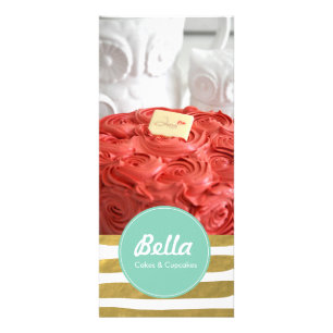 Classic Rack Card - Bakery Cafe Cupcake Shop Flyer