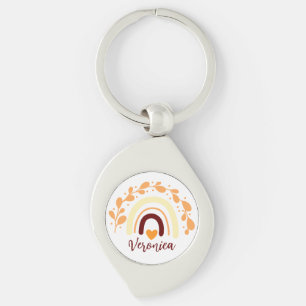 CLASSIC RAINBOW BOHO CHRISTIAN QUOTE KEY RING