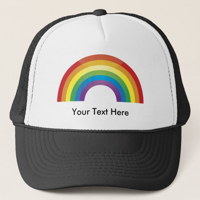 Classic Rainbow Hats - Custom Personalised (Front)