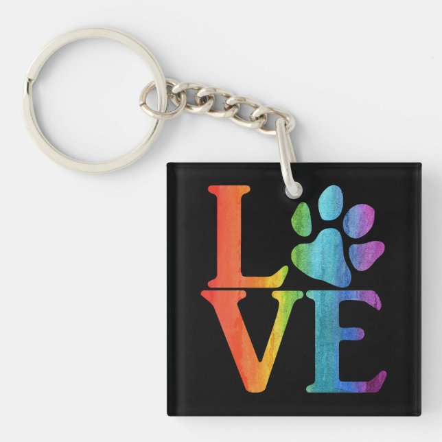 Classic Rainbow Key Ring (Front)