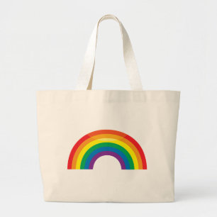 Classic Rainbow Large Tote Bag