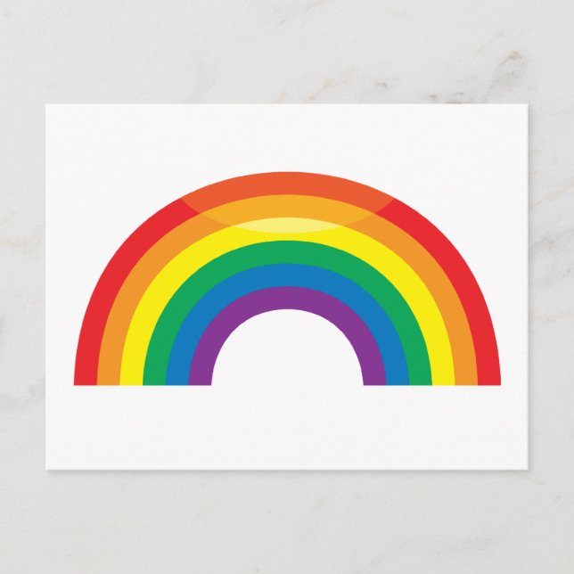 Classic Rainbow Postcard (Front)