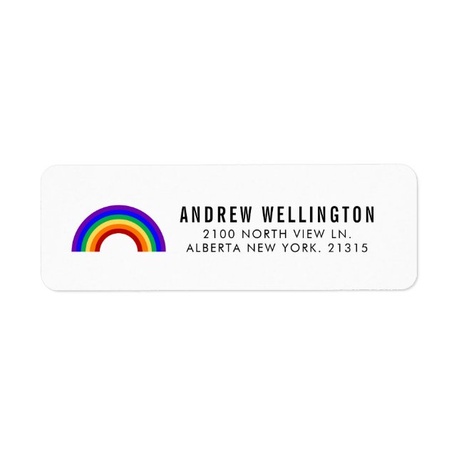 Classic Rainbow | Return Address (Front)